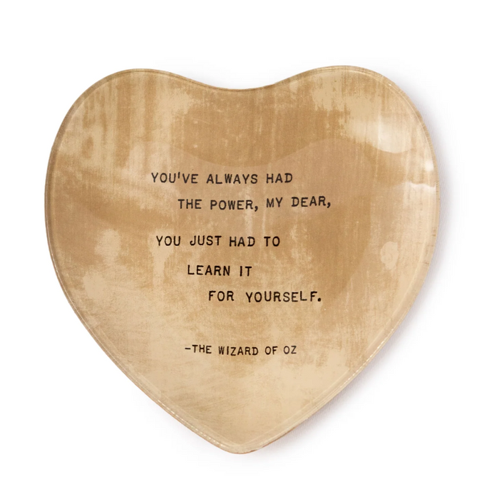 Glass Heart Dish
