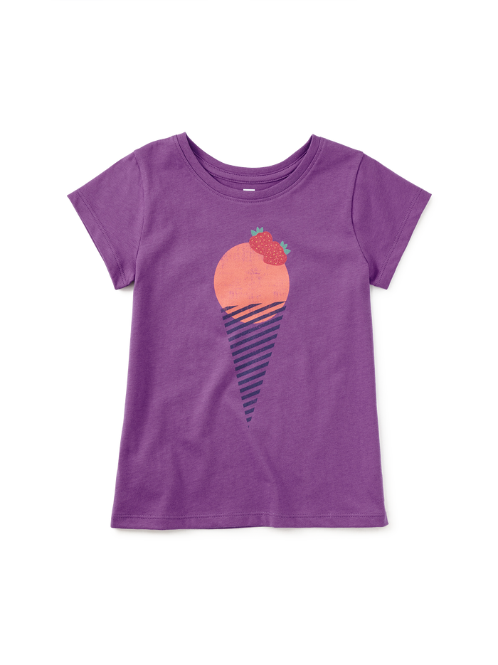 Glitter Strawberry Graphic Tee