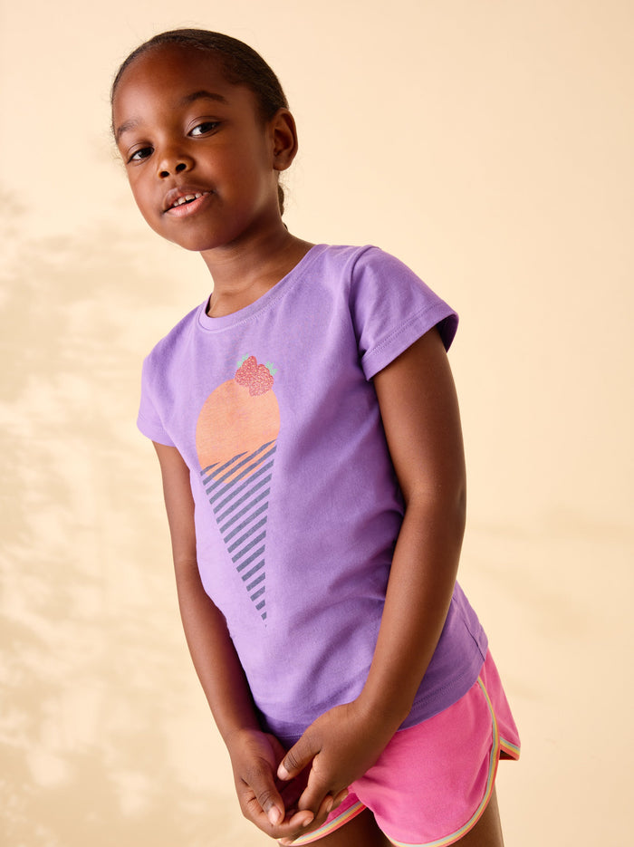 Glitter Strawberry Graphic Tee
