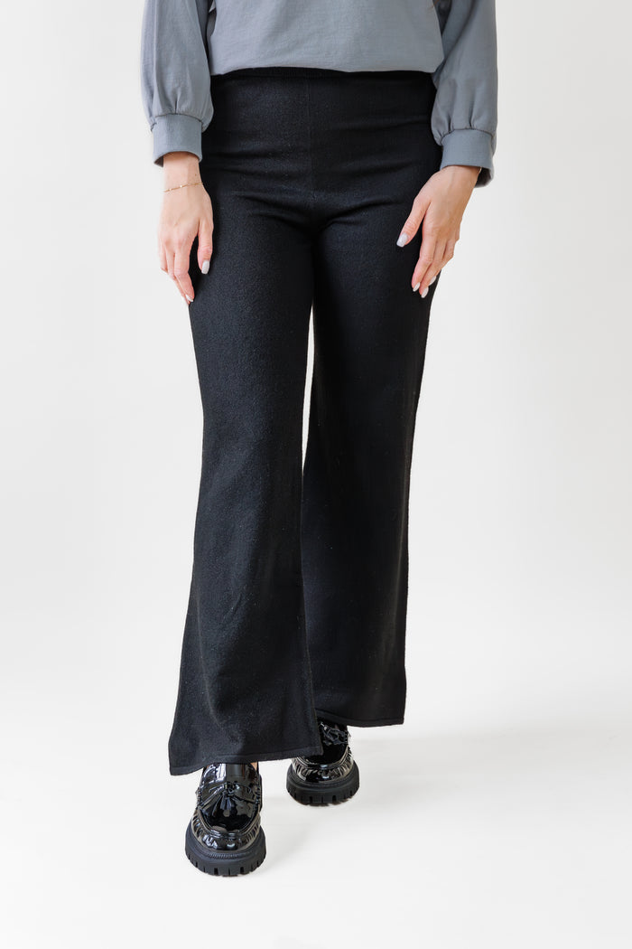 GRADE & GATHER STRAIGHT LEG KNIT PANTS