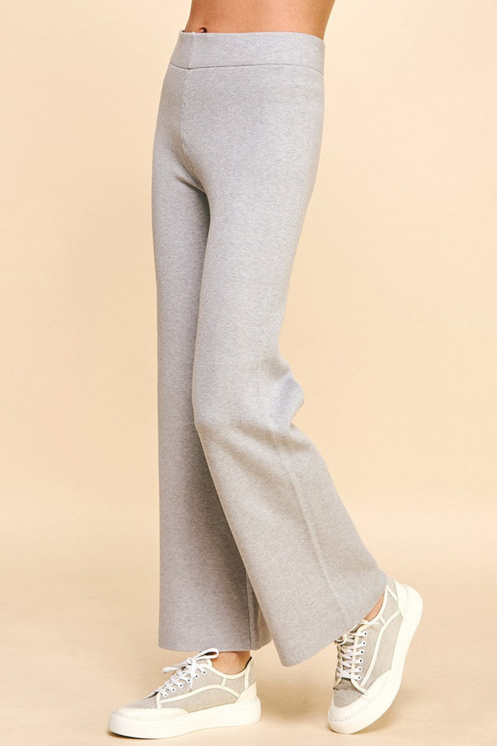 PINCH STRAIGHT LEG SWEATER PANTS – COZY & CHIC GREY PANTS