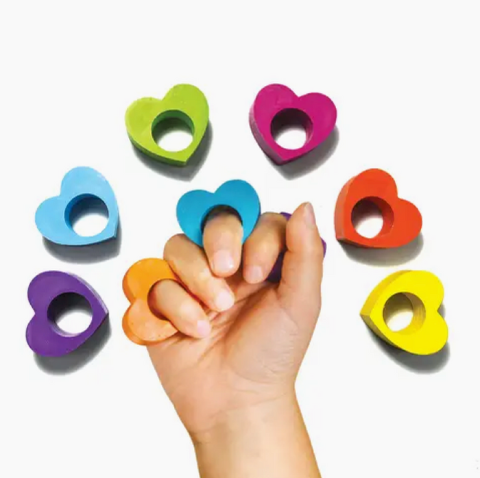 Heart Ring Crayons -Set 6
