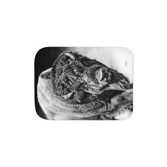 "Heavyweight Champ" Sherpa Blanket.