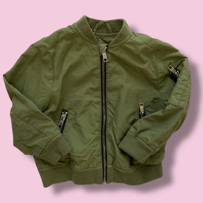 h&M green jacket 2y