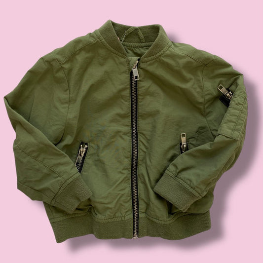 h&M green jacket 2y