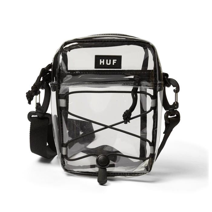 HUF BOWERY SIDE BAG (CLEAR)