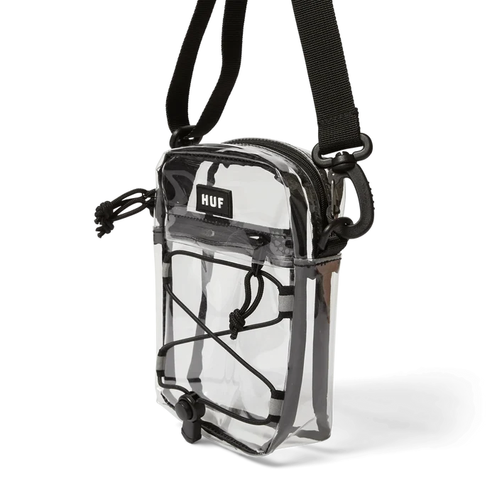 HUF BOWERY SIDE BAG (CLEAR)
