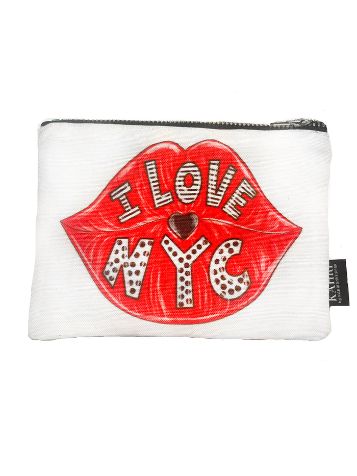 I Love NYC Lips Coin Purse