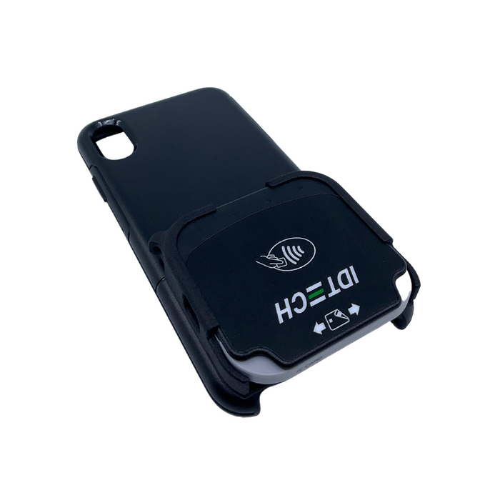 Custom-made VP3350 sled for OtterBox uniVERSE tablet and phone cases