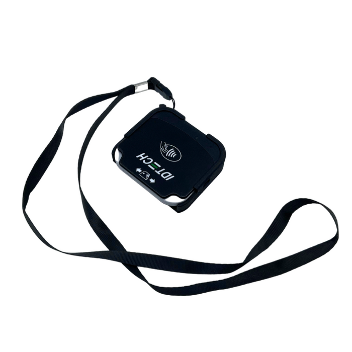 Lanyard attachment for ID TECH VP3350 sled