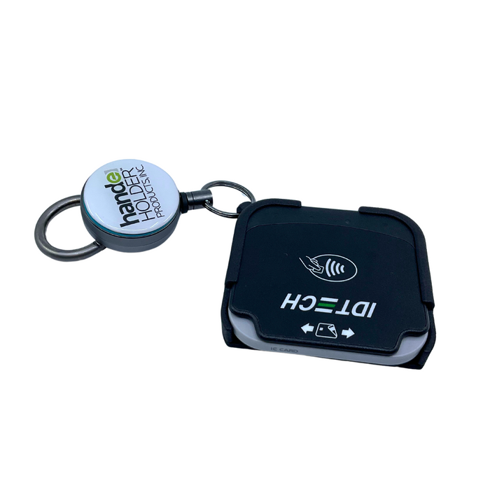 Carabiner belt clip accessory for VP3350 sled portability