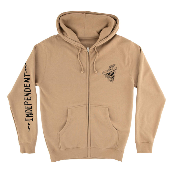 INDEPENDENT BRATRUD NOTEBOOK ZIP HOODED HEAVYWEIGHT SWEATSHIRT