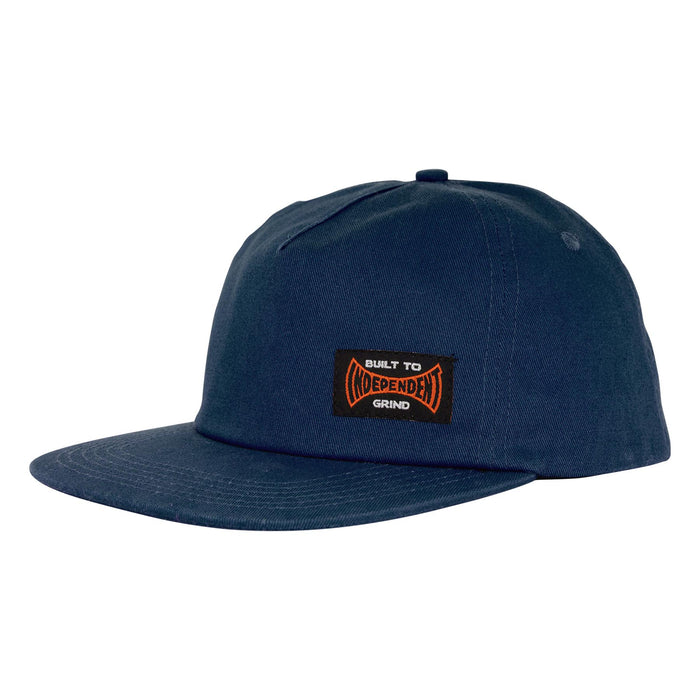 INDEPENDENT BUILT TO GRIND UNSTRUCTURED SNAPBACK HAT