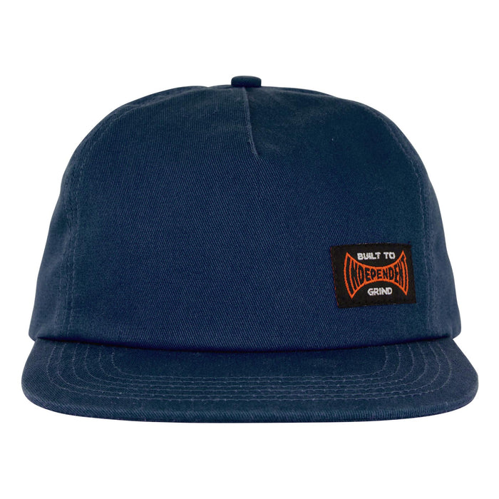 INDEPENDENT BUILT TO GRIND UNSTRUCTURED SNAPBACK HAT
