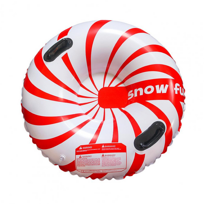 Inflatable Snow Sledding Tube with Dual Handles