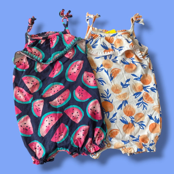 Joe Fresh Romper set of 2 6-12m
