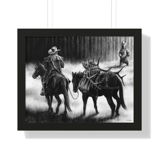 "Just Passin' Through" Framed Paper Print