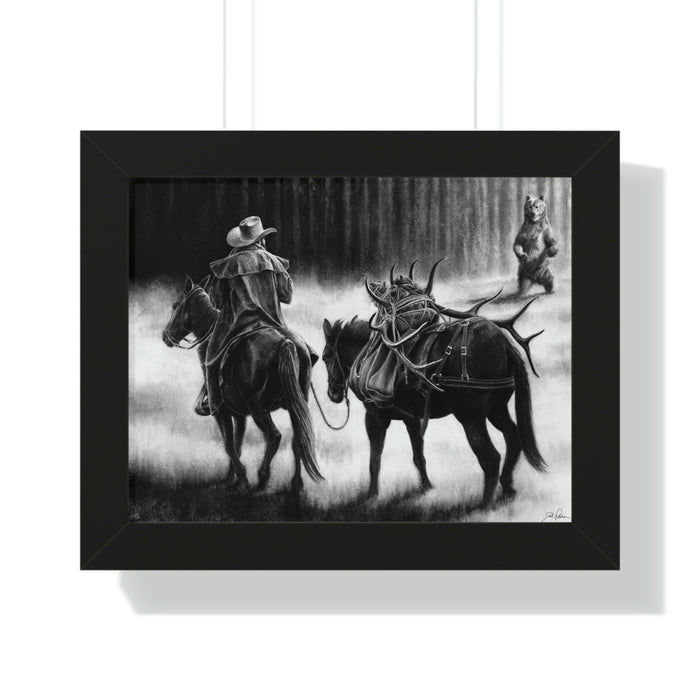 "Just Passin' Through" Framed Paper Print