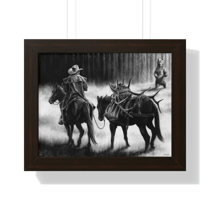 "Just Passin' Through" Framed Paper Print