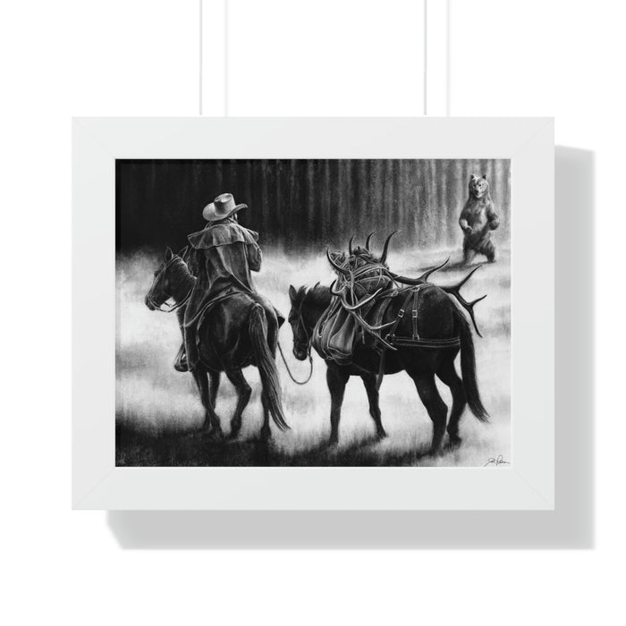 "Just Passin' Through" Framed Paper Print