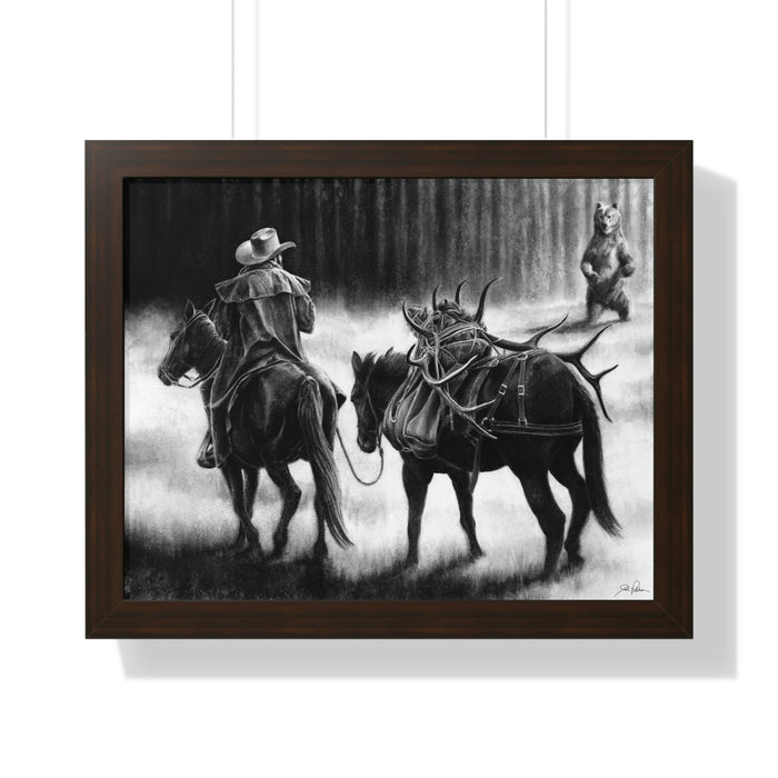 "Just Passin' Through" Framed Paper Print