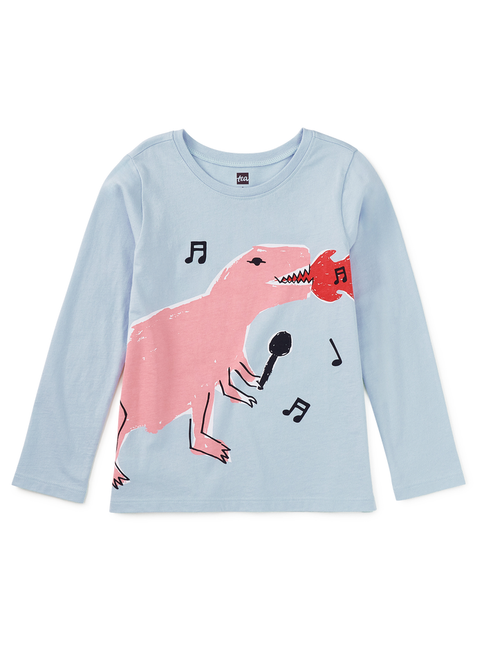 Karaoke Dino Graphic Tee