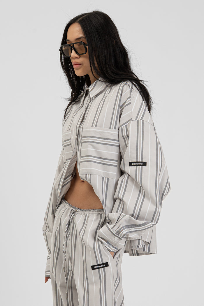 KIANY Shirt Grey Striped