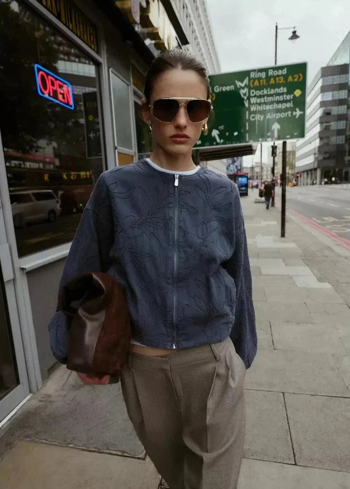 blue jacket