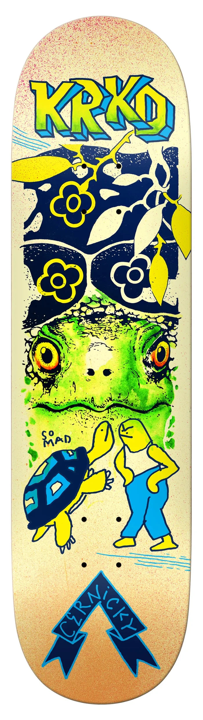 KROOKED CERNICKY MAD TURTLE TRUE FIT DECK (8.5)