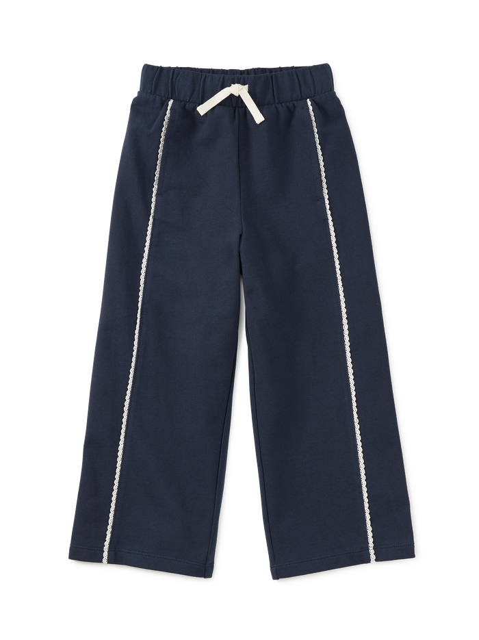 Lace Trim Track Pants