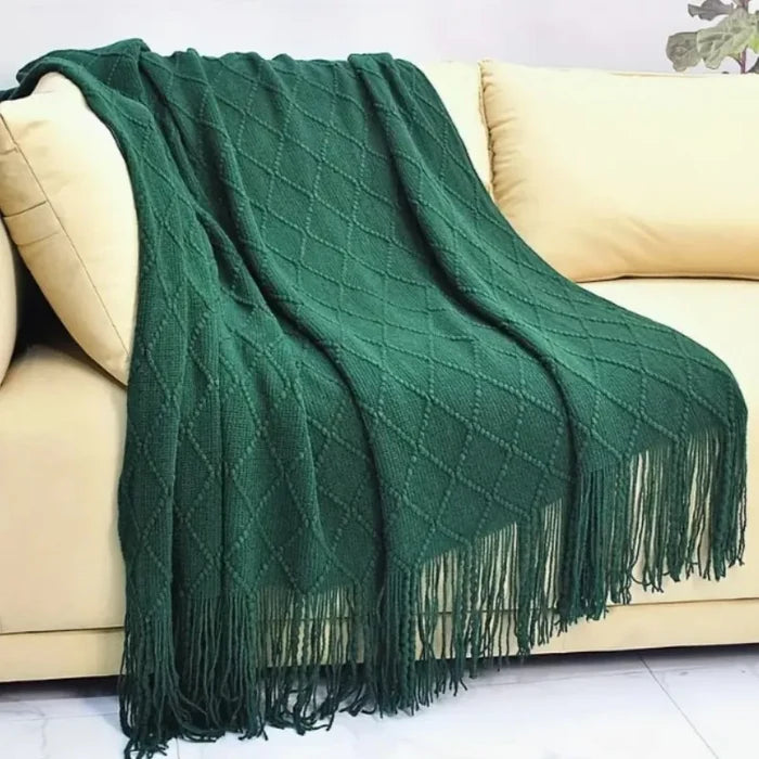 Large Knitted Throw