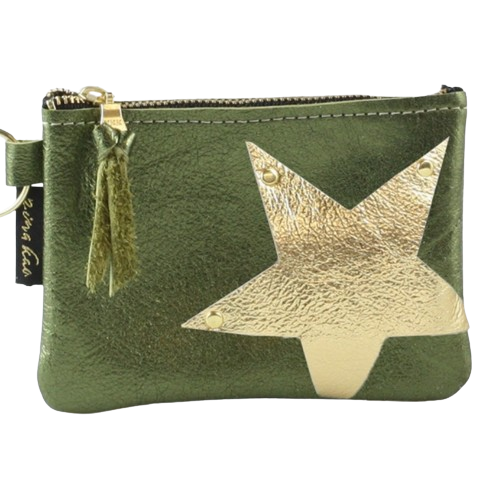 Leather Star Key Wallet