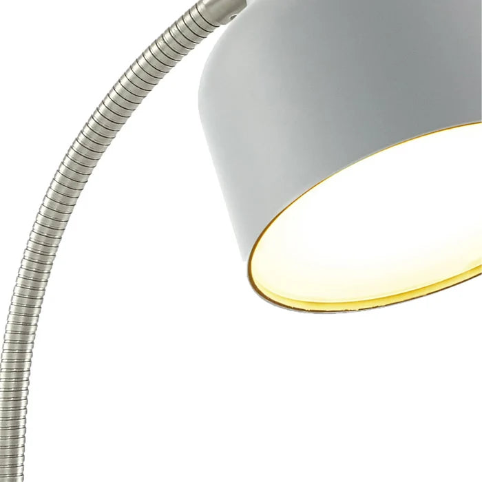 Led Desk Lamp With Catch-All Base & Ac Outlet