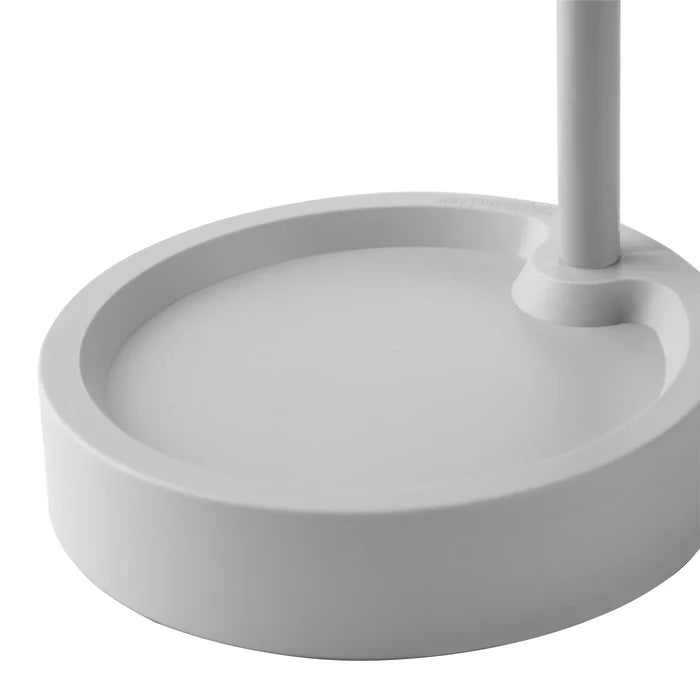 Led Desk Lamp With Catch-All Base & Ac Outlet