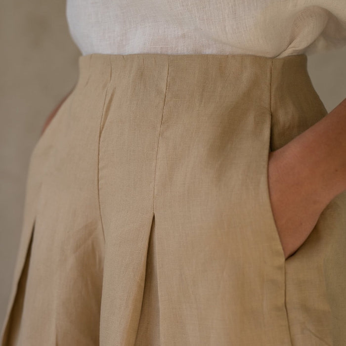 LINEN SHORTS
