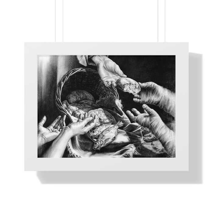 "Loaves and Fishes" Framed Paper Print