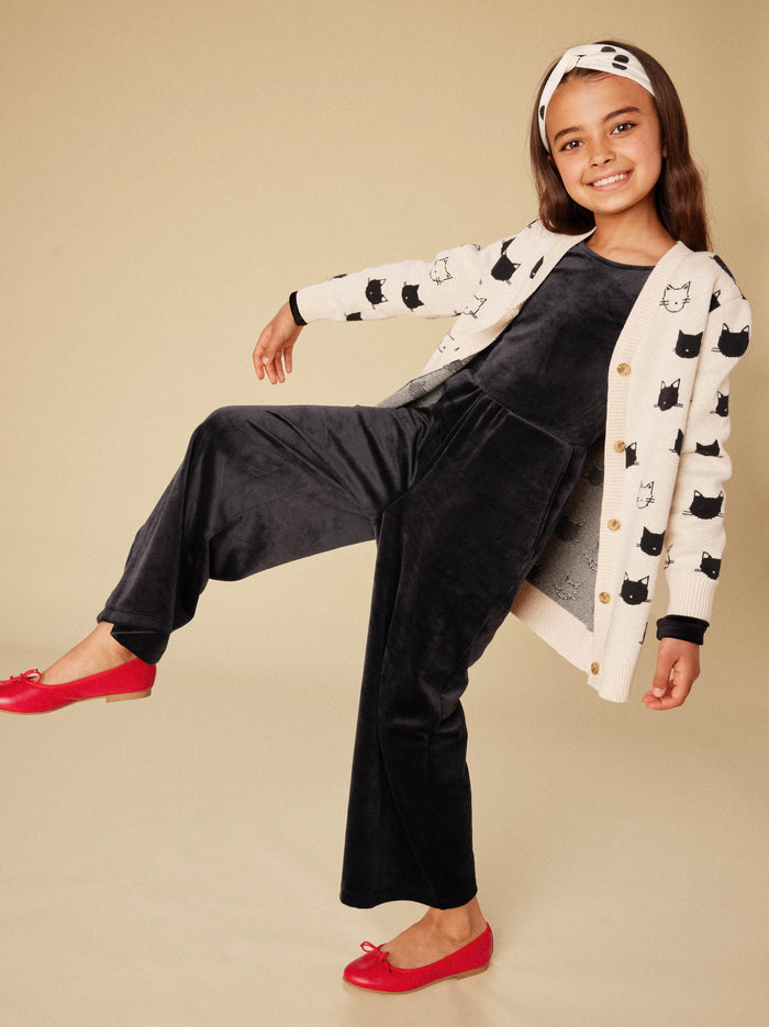 Long Iconic Cat Cardigan