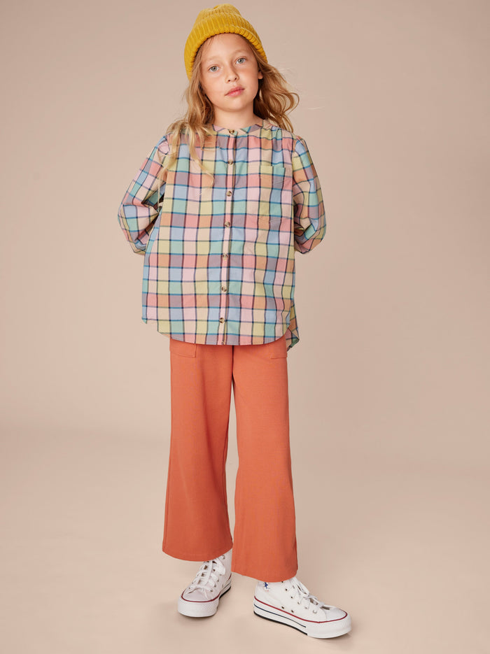 Long Sleeve Button-Up Tunic