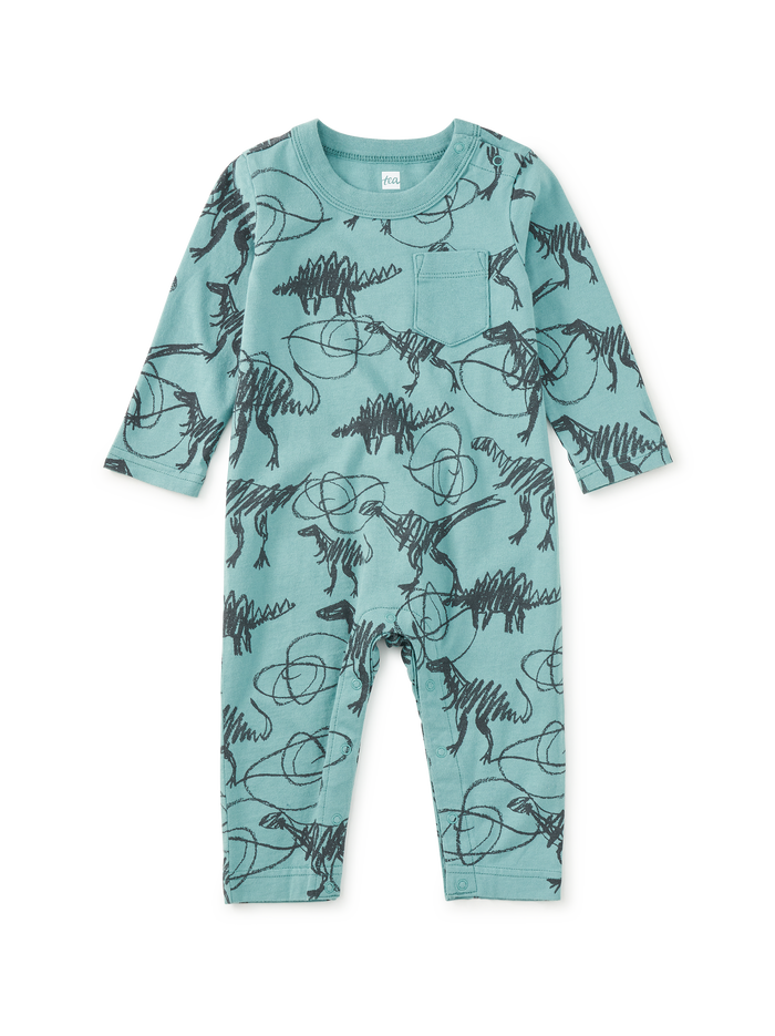 Long Sleeve Pocket Baby Romper