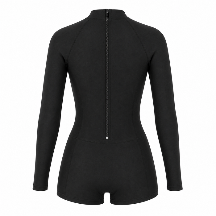 Lycra Macaquinho BodyMaio Maresia Oppose Preto