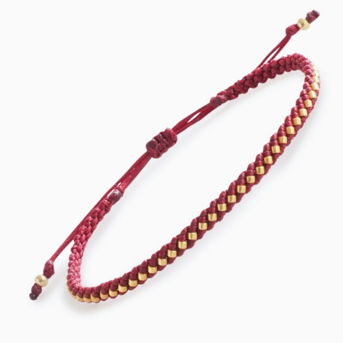 Macrame Beaded Bracelet
