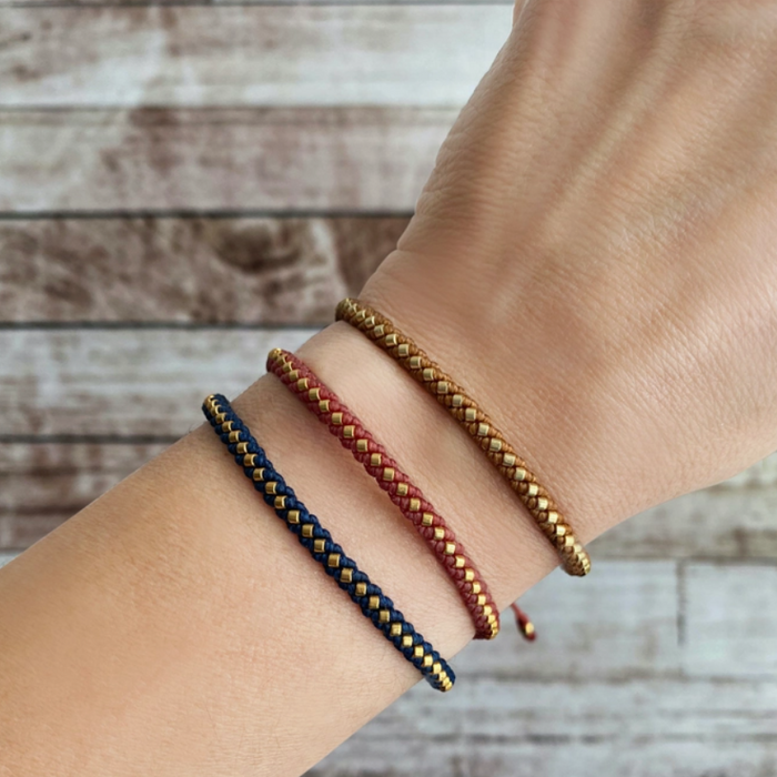 Macrame Beaded Bracelet