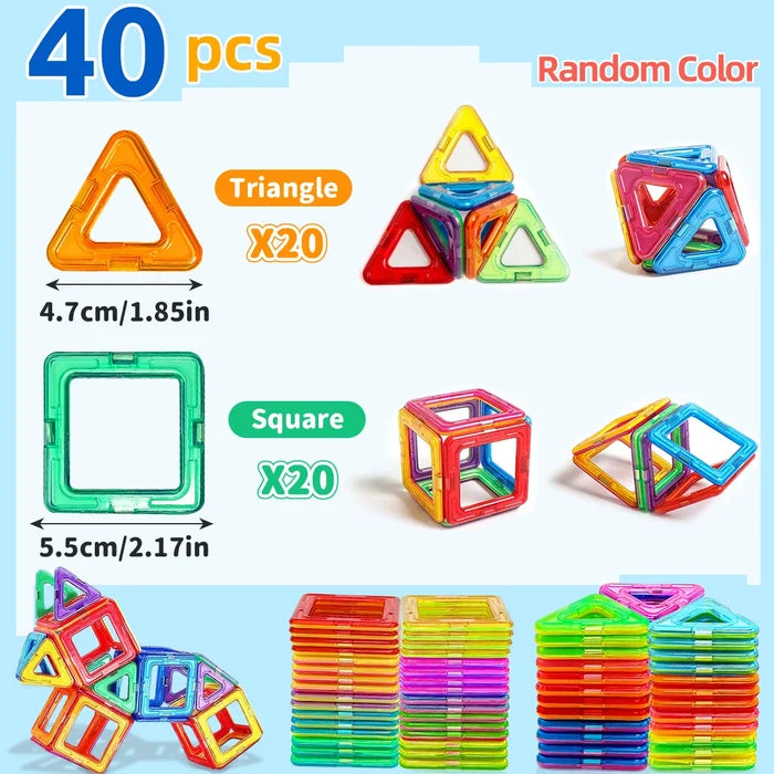 Magnetic Building Tiles (3 and up)