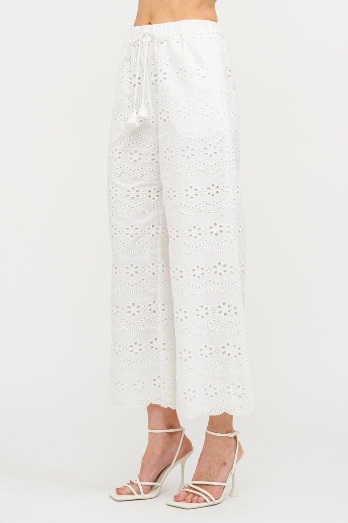 SOFIE THE LABEL BIARRITZ EMBROIDERED PANTS