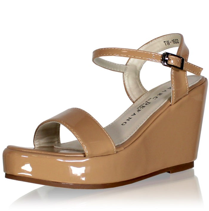 Marc DeFang EiffelBleu Wedge Nude