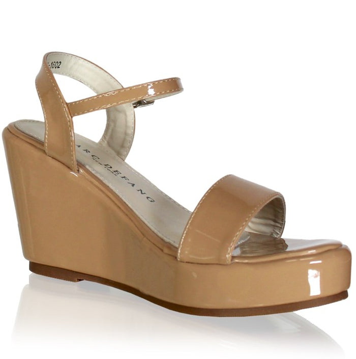 Marc DeFang EiffelBleu Wedge Nude