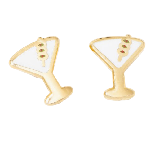 Martini Stud Earrings