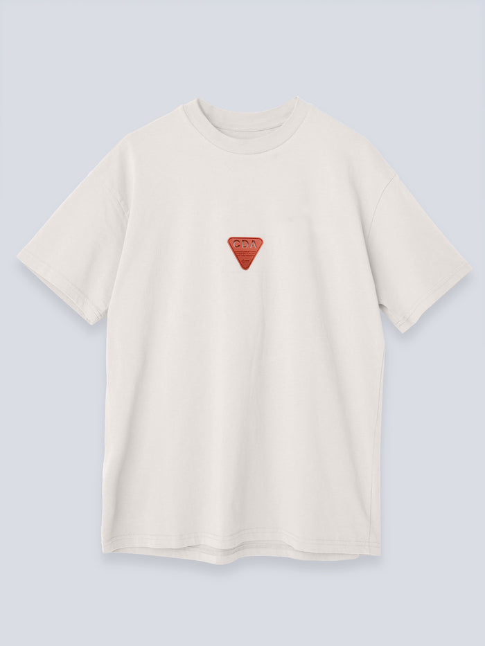 MEN'S CDA OVERSIZED COTTON T-SHIRT - CREAM