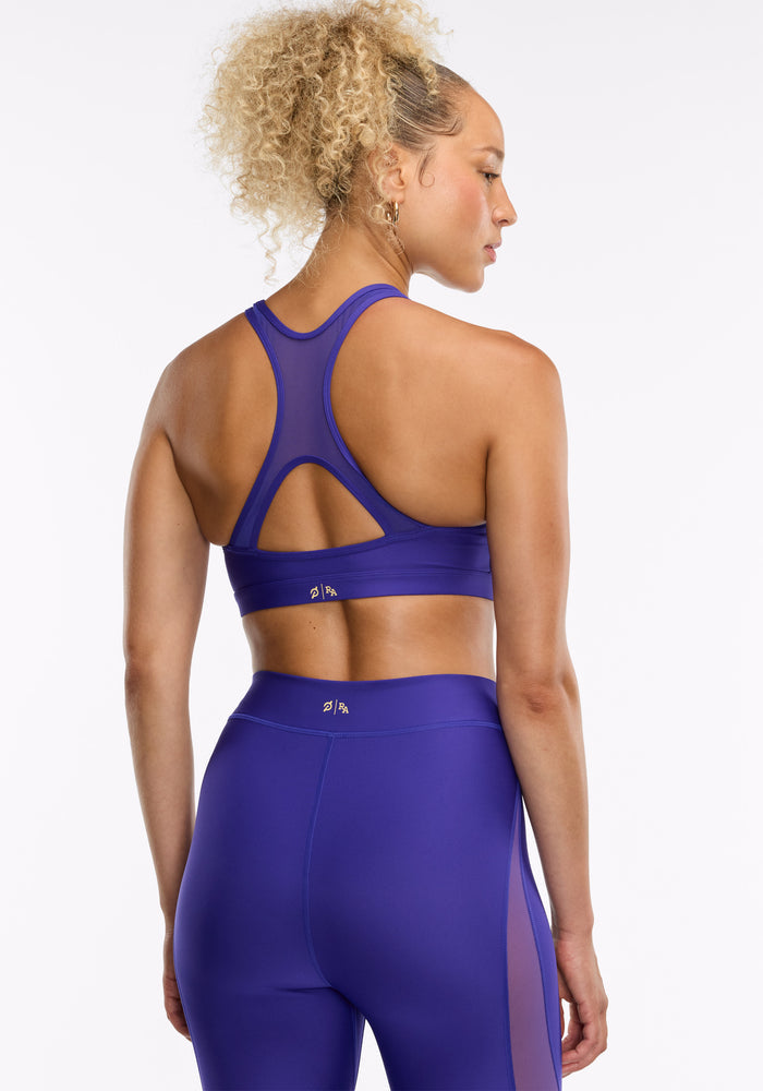 Merit High Neck Mesh Bra
