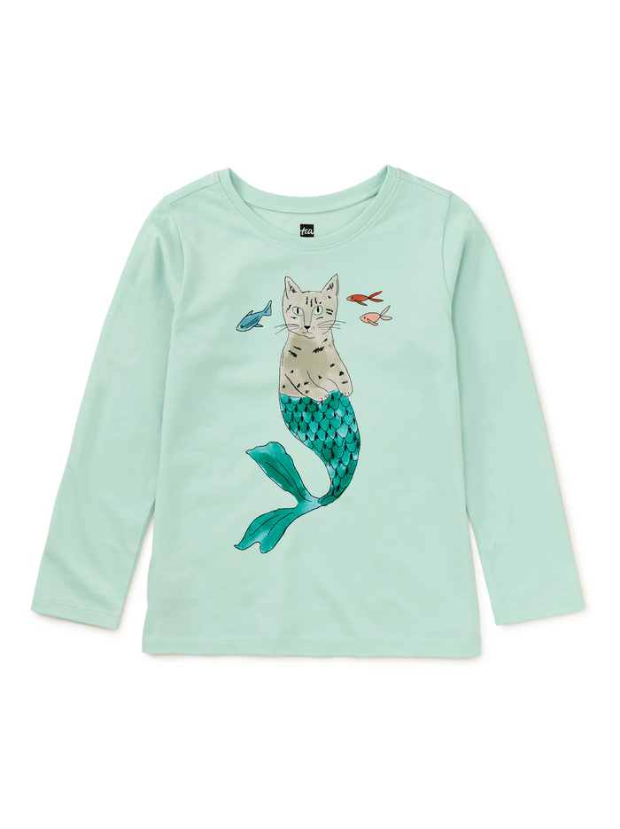 Mermaid Kitty Graphic Tee